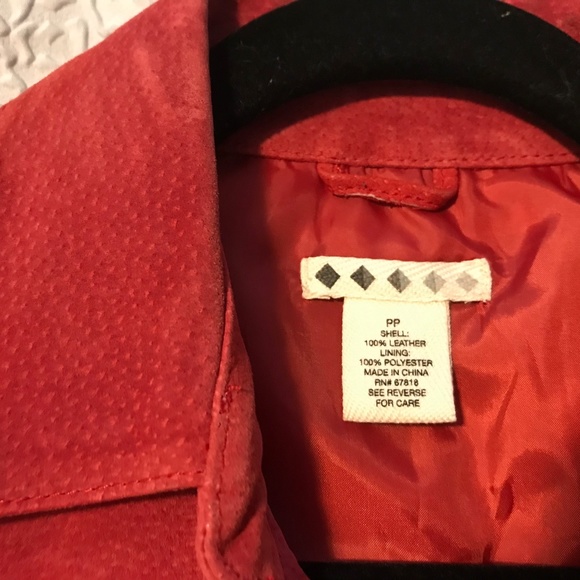 Red Suede Jacket - Picture 13 of 13